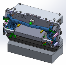 後橋銑面自(zì)動液壓夾具